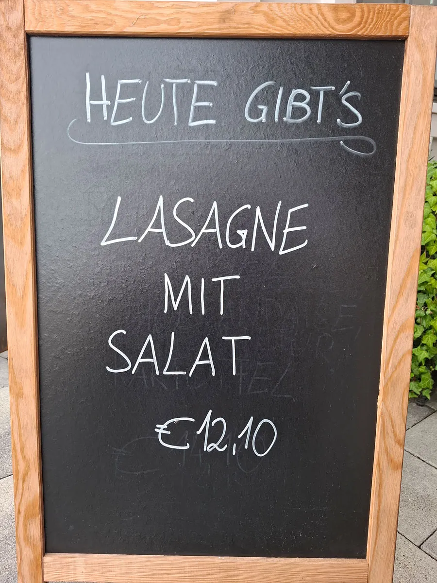 Wochenkarte - Christina's Herzbluat GmbH