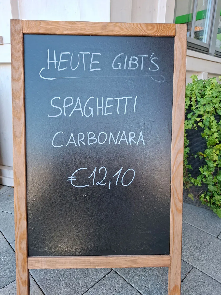 Wochenkarte - Christina's Herzbluat GmbH