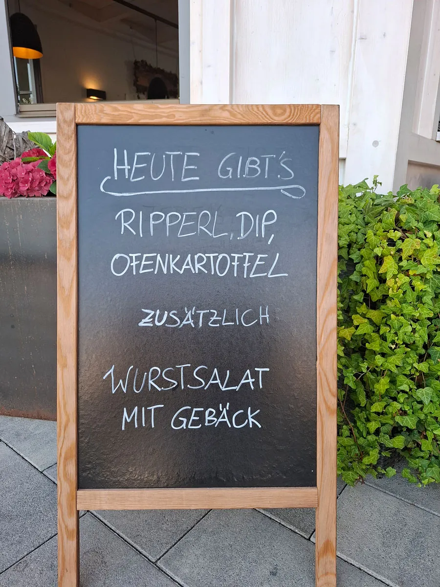 Wochenkarte - Christina's Herzbluat GmbH