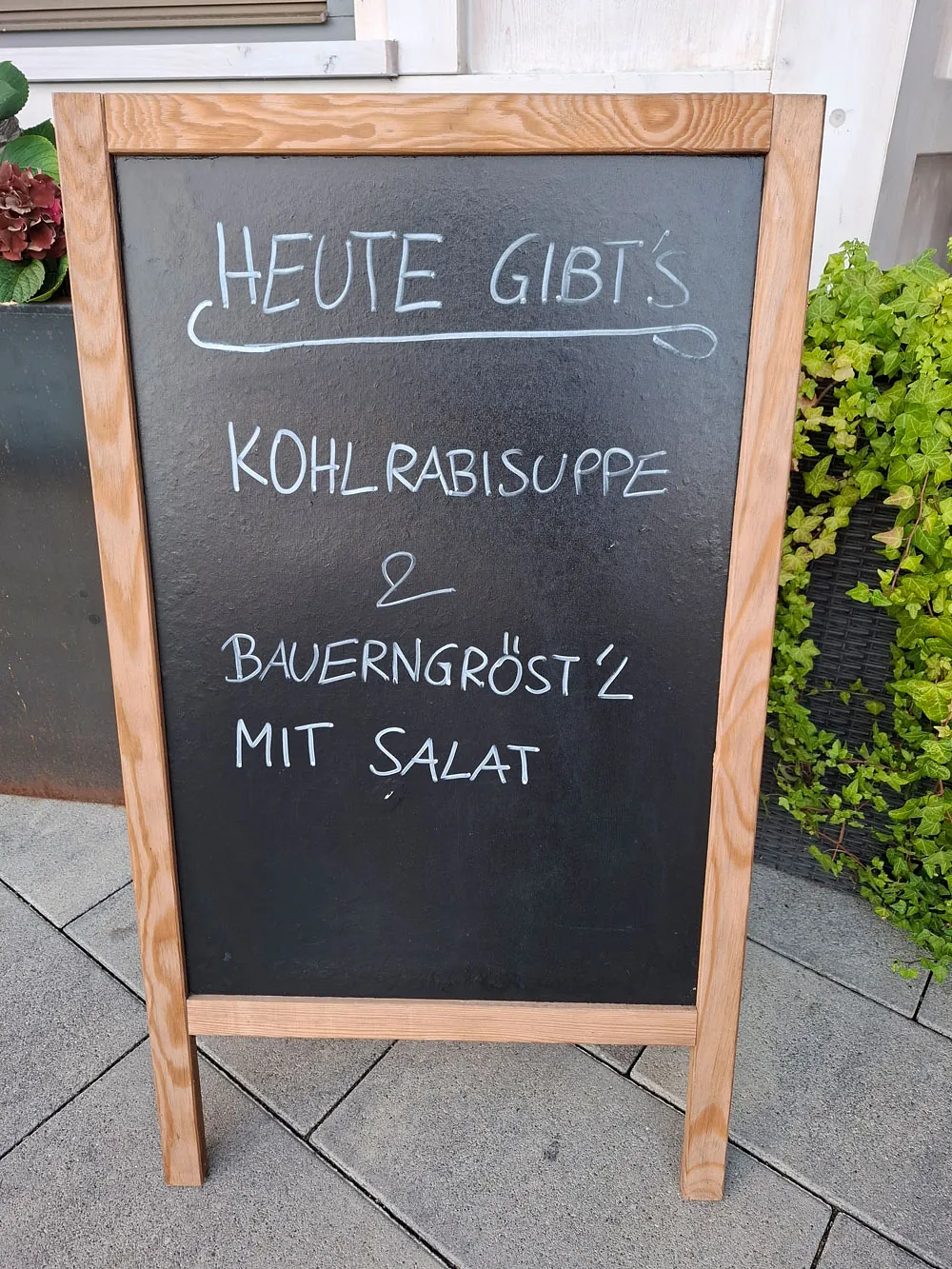 Wochenkarte - Christina's Herzbluat GmbH